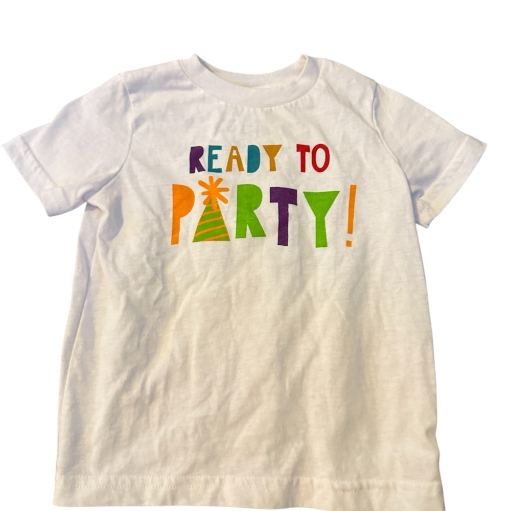 Okie Dokie White 'Ready to Party' T-Shirt
